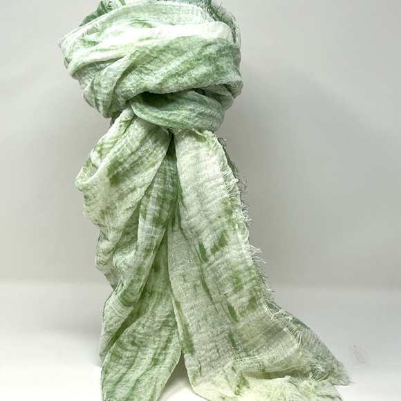 SPRING SUMMER SCARF - GREEN - Picture 1 of 1